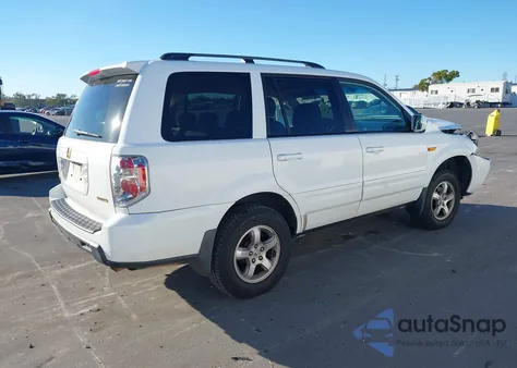 2006 Honda Pilot Ex-L z USA, uszkodzony, nr VIN 2HKYF18666H540190
